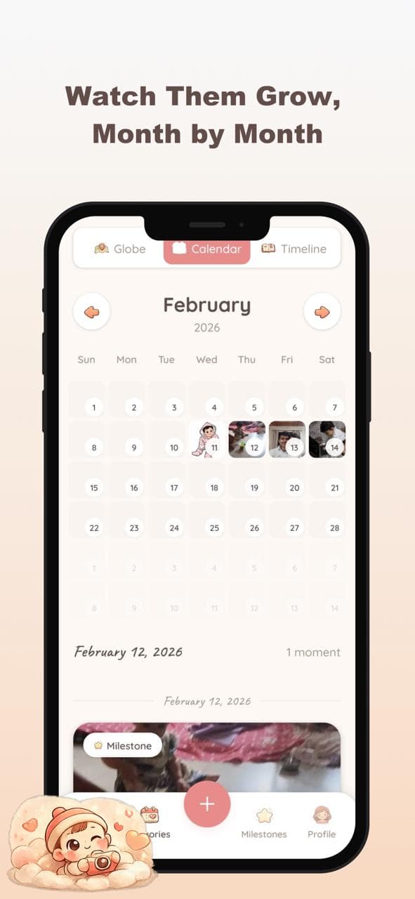 Watch Them Grow, Month by Month